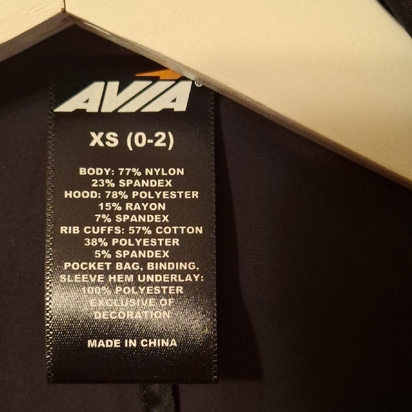 Avia Women's Black Hooded Blazer Utility Jacket XS - Picture 2 of 13